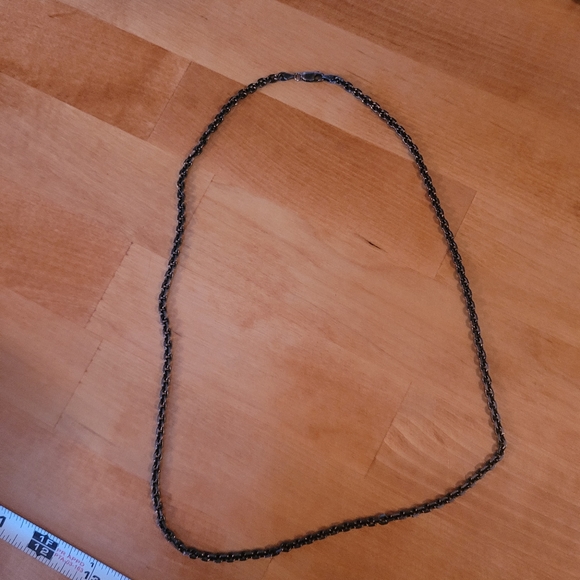 Sterling Silver Oxidized Heavy Chain